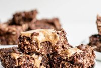 Wholesome Chocolate Protein Baked Oat Bars