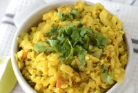 Golden Curried Cauliflower Rice