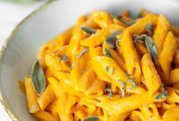 Silky Vegan Pumpkin Pasta