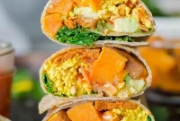 Golden Sweet Potato Burritos