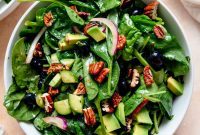 Blueberry Spinach Harvest Salad
