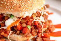 Smoky Lentil Sloppy Joes
