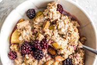 Golden Baked Steel Cut Oatmeal