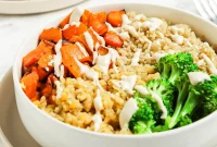Nourishing Red Lentil Quinoa Power Bowl