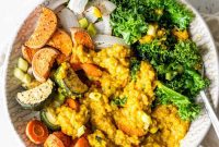 Golden Lentil Curry Bowl