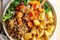 Vegan Lentil Power Bowl