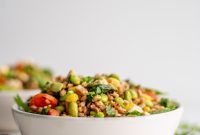 Vegan Farro & Edamame Stir-Fry