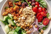 Mediterranean Hummus Bowl Delights