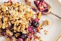Wholesome Vegan Blueberry Crumble