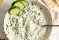 Creamy Vegan Tofu Tzatziki