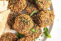 Golden Baked Falafel