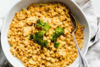 Creamy Vegan Coconut Red Lentil Dahl