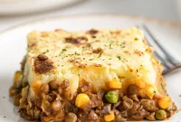 Comforting Vegan Lentil Shepherd’s Pie