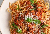 Hearty Vegan Mushroom Bolognese