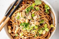 Refreshing Asian Peanut Noodles