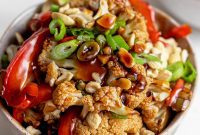 Crispy Kung Pao Cauliflower