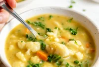 Hearty Kale and Cauliflower Soup