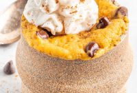 Spiced Vegan Pumpkin Mug Cake