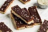 Decadent Homemade Vegan Twix Bars