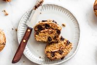 Decadent Vegan Chocolate Chip Banana Muffins