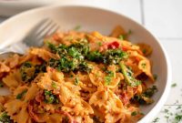 Mediterranean Sun-Dried Tomato Vegan Pasta