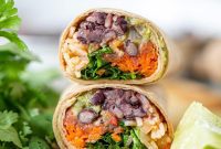 Hearty Vegan Black Bean Burritos