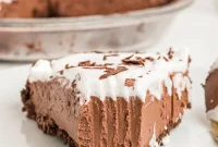 Decadent No-Bake Vegan Chocolate Pie