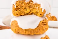 Pillowy Vegan Pumpkin Cookies