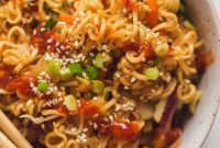 Savory Vegan Ramen Stir Fry