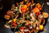 Spicy Thai Basil Eggplant