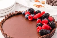 Decadent Vegan Chocolate Ganache Tart