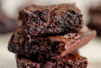 Decadent Vegan Avocado Brownies