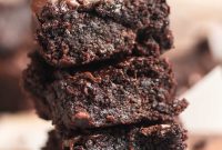 Decadent Vegan Zucchini Brownies