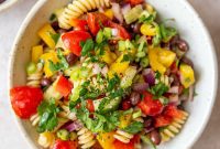 Fiesta Black Bean Pasta Salad