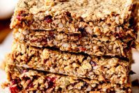 Wholesome Cranberry Granola Bars