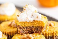 Dreamy No-Bake Pumpkin Tarts