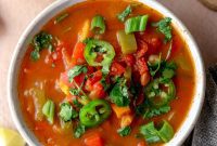 Ultimate Vegan Enchilada Soup
