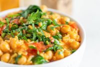 Spiced Golden Vegan Chickpea Stew