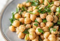 Bright Lemon Garbanzo Salad