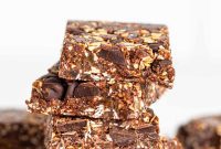 Fudgy Peanut Butter Chocolate Granola Bars