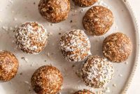 No-Bake Coconut Date Bites