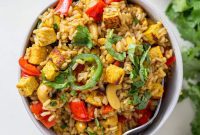 Crispy Cashew Tofu Fried Rice