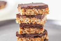 Chewy Cashew Cookie Dough Bars