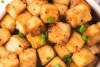 Golden-Crisp Baked Tofu