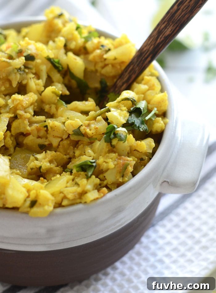 Healthy Vegan Cauliflower Coconut Dahl