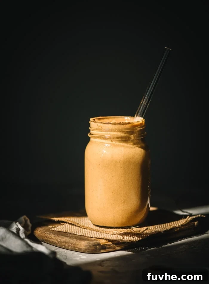 Sweet Potato Pie Smoothie with Banana - Running on Real Food