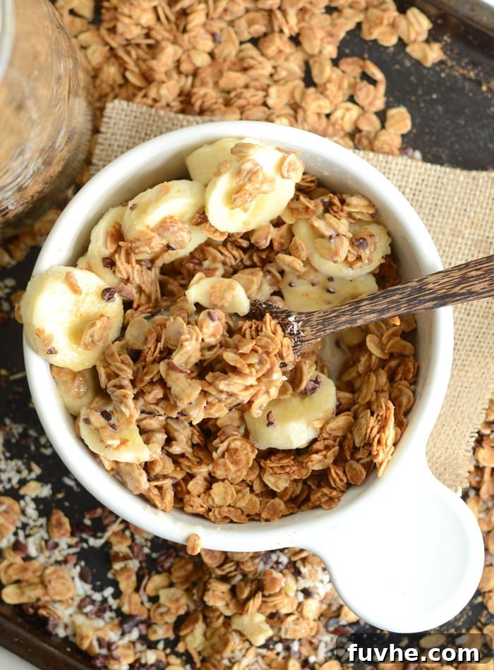 Super Simple Peanut Butter Granola