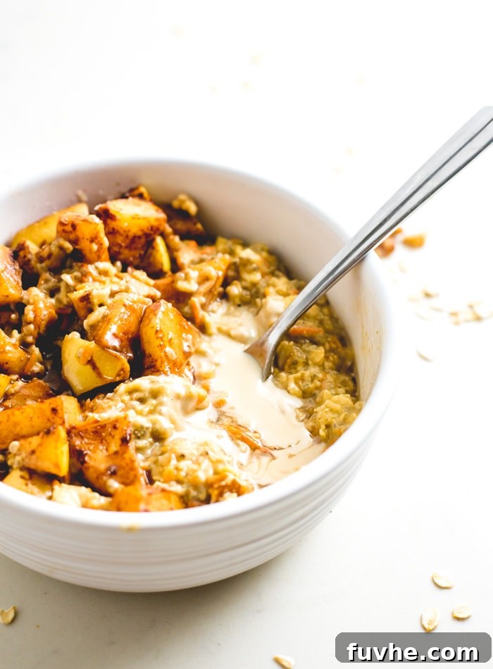 Healthy vegan breakfast recipe ideas such as carrot oatmeal.