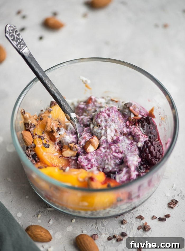 Vegan Coconut Chia Seed Pudding - Running on Real Food