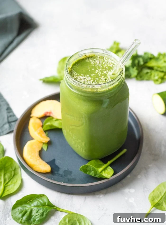 The Big Green Monster Smoothie for Vegan Breakfast Options to Start the Day